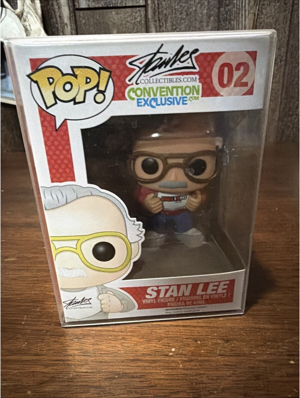 Funko Pop! #02 Stan Lee Fan Expo Logo 2014 Exclusive